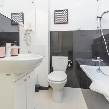 Apartman Bright And Modern In The Heart Of The Old And New Town Varsó